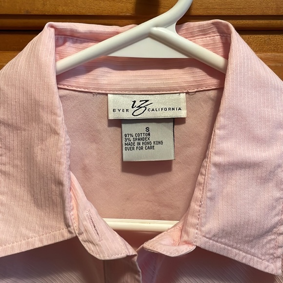 Light Pink Tailored Fit Button Down - Picture 2 of 3